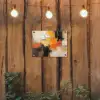 Abstract - Modern - Verflook - Herfst kleuren - Oranje tuinposter los doek klein -sfeer1