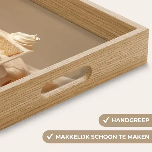 Vanilletaart - Cake - Romig Dienblad Rechthoek middel -USP_HandgreepNL