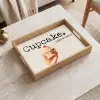 Cupcake - Zoet - Kers Dienblad Rechthoek middel -sfeer1