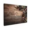 Kersthoekdecoratie - Dennenappels - Lichtjes canvas 2cm klein -z3d