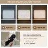 Lichtgrijs - Ruw - Subtiel Light Box met batterij (Wandlamp) middel 907 -USP_lichtkleurNL