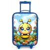 Schattige bij tussen de bloemen Kinderkoffer - Blauw klein -zz3dotto