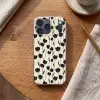 Tulpen - Patroon - Zwart Telefoonhoesje iPhone 17 Pro Max klein 879 -sfeer1