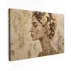 Vrouw - Goud - Abstract - Textuur canvas 2cm klein -z3d