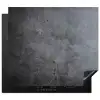 Grijze Betonscherven Inductie beschermer vinyl 3mm middel -3d