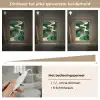 Abstract - Camouflage - Groen Light Box met kabel (Tafellamp) klein -USP_dimbaarNL