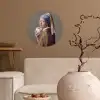 Klassiek - Humor - Kleurrijk Wandcirkel behangsticker klein -sfeer1