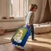Konijn in bloempot Kinderkoffer - Blauw klein -sfeer1