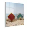 Strand - Huisjes - Kleurrijk - Duinen plexiglas 5mm klein -z3d