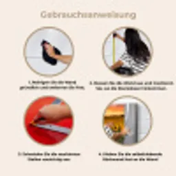 Zonnebloemen - Heuvellandschap - Geel keuken achterwand 2 middel -gebruiksaanwijzing_DE