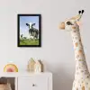 Koeien - Gras - Dieren - Zon - Boerderij fotolijst zwart zonder passe partout klein -usfeer4_kinderkamer