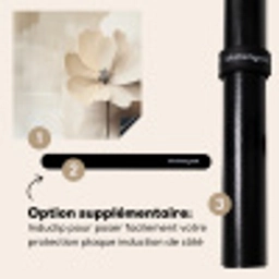 Bloem - Beige - Verf - Schaduw Inductie beschermer vinyl 3mm middel -zzzzzzz-induclip_FR