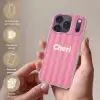 Gestreept - Roze - Chéri Telefoonhoesje iPhone 17 Pro klein -sfeer3_NL