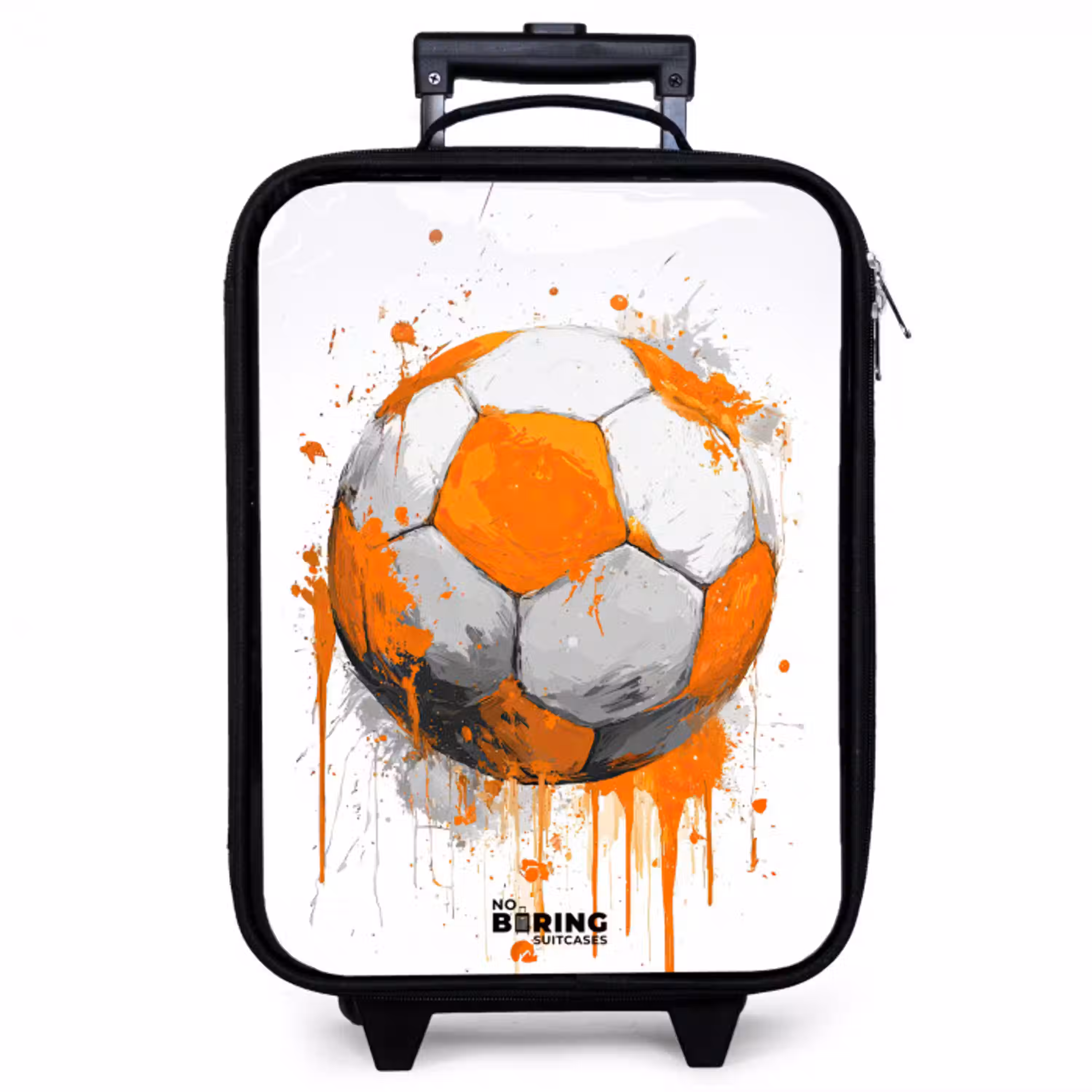 Voetbal - Verf - Oranje Kinderkoffer - Zwart klein -zzz_website3d