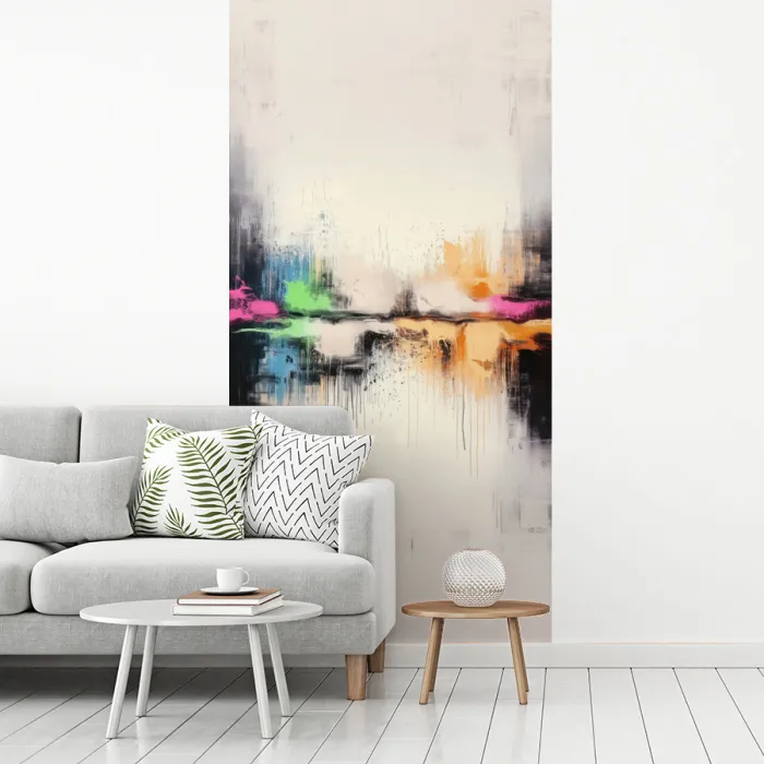 Abstract - Kleurexplosie - Landschap fotobehang vinyl groot -woonkamer