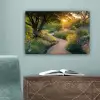 Pad - Bloemen - Park canvas 2cm klein -sfeer4