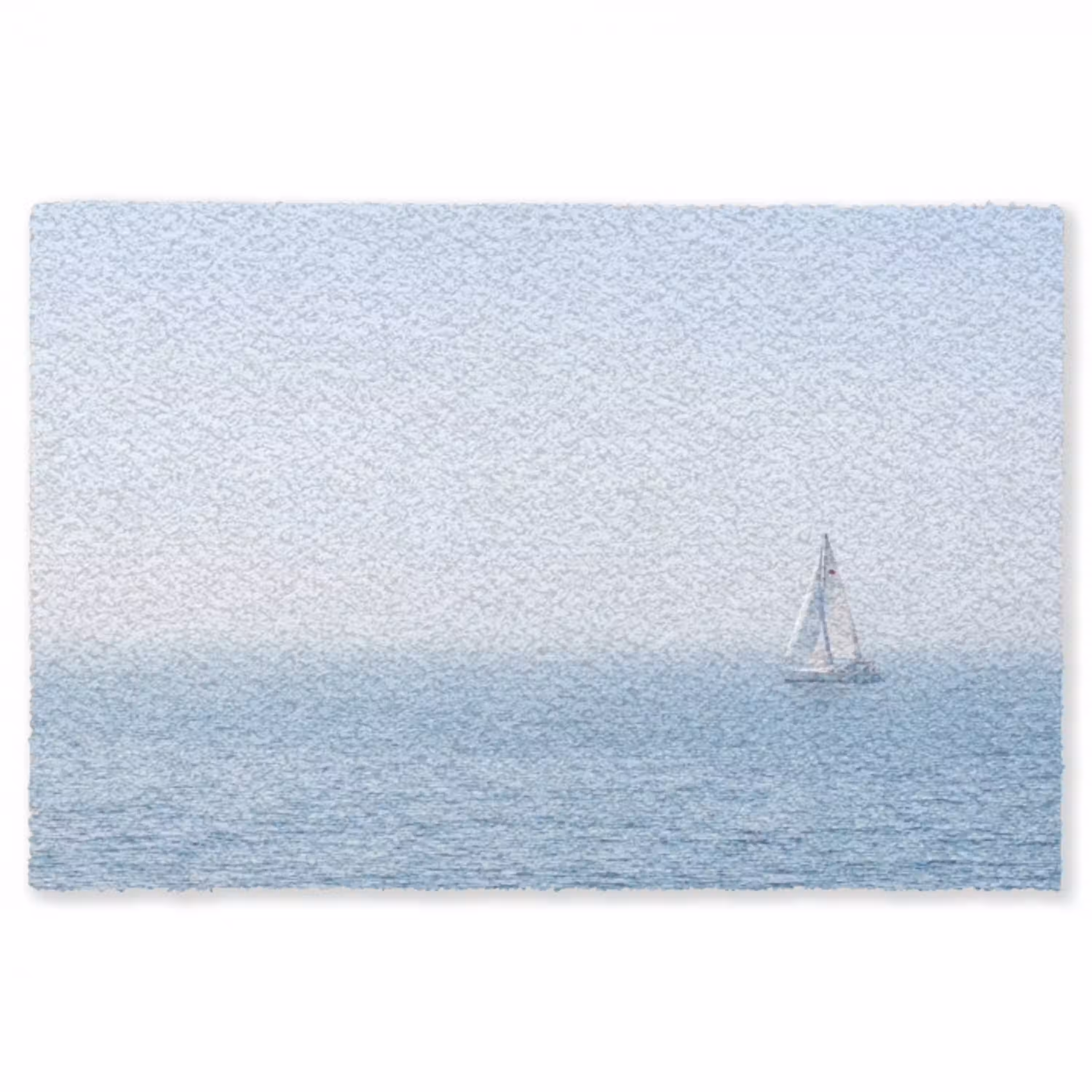 Horizon - Zeilboot - Zee Vloerkleed Rechthoek klein -3d