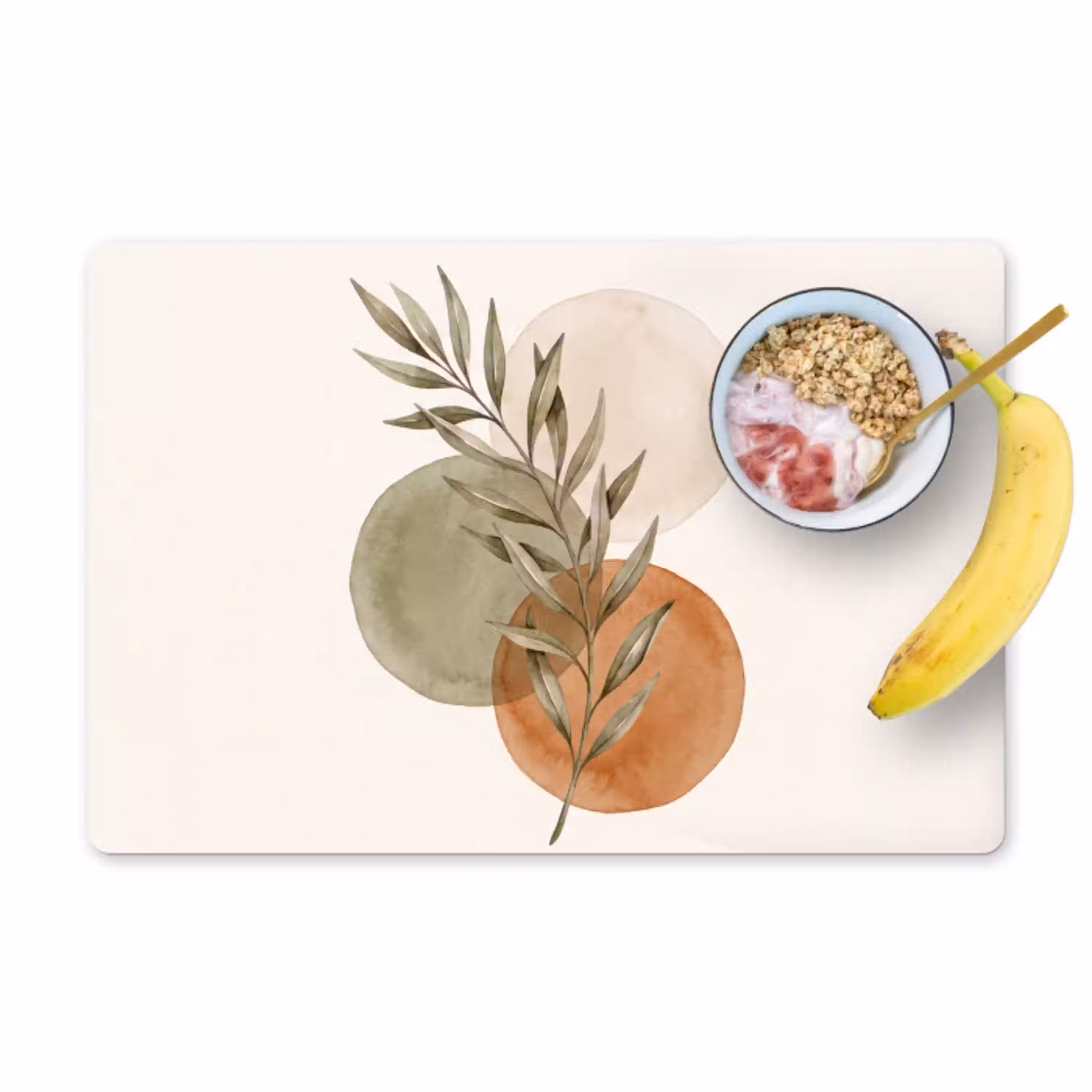Plant - Cirkels - Abstract Placemat vinyl groot -zzzproduct_Kitchenyeah-website