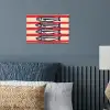 Sardines - Rood en beige strepen poster papier klein -sfeer2