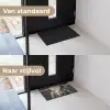 Stier - Kleurrijk - Hoorns Deurmat klein -voor-na_NL