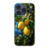Citroenen - Bladeren - Blauwe lucht Telefoonhoesje iPhone 17 Pro klein -3d