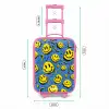 Smiley - Geel - Blauw Kinderkoffer - Roze klein -productfoto_formaten