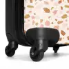 Terrazzo patroon veelkleurig beige roze NBS - Handbagage koffer - Kinderen Unisex middel -wiel