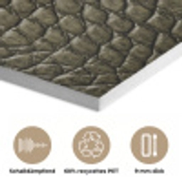 Krokodillenleer - Structuur - Groen PET vilt klein -closeup_DE