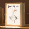 Gans - Eend - Boerderij - Dieren Light Box met kabel (Kinderlampje) klein -zzz_3d_website