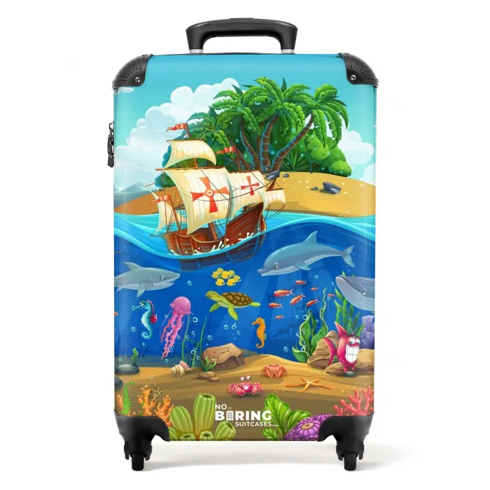 Koraalkaper Koffer - NBS - Handbagage middel -productfoto_recht