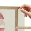 Minimalistisch - Cirkels - Roze Light Box met batterij (Wandlamp) middel -USP_websiteprintNL