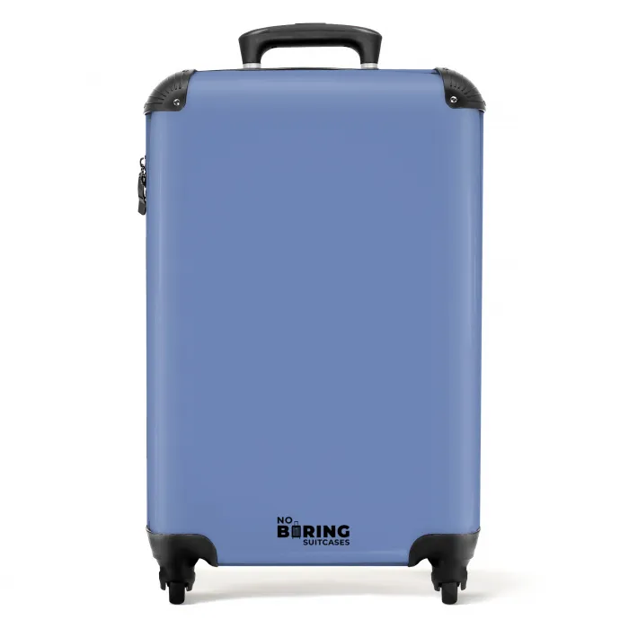 Blauw-paarse tint NBS - Handbagage koffer - Kinderen Unisex middel -productfoto_recht