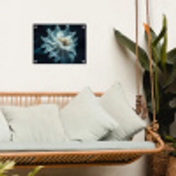 Zeewezen - Wit - Golven - Water tuinposter los doek klein -sfeer7