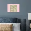 Chase greatness - Groen - Roze - Retro poster papier klein -sfeer2