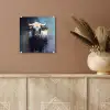 Stier - Zwart - Abstract - Horens plexiglas 5mm klein -sfeer5