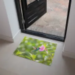 Kolibrie - Bloem - Natuur - Groen Deurmat klein -sfeer5