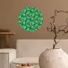 Druiven - Tros - Groen Wandcirkel behangsticker klein 186 -sfeer1