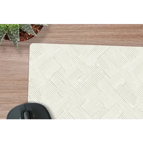 Textuur - Abstract - Beige muismat rubber klein 262 -closeup