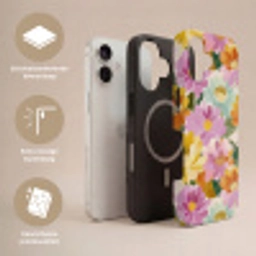Lelies - Aquarel - Pastel Toughcase MagSafe Apple iPhone 17 klein 1017 -USP_Lagen_NL
