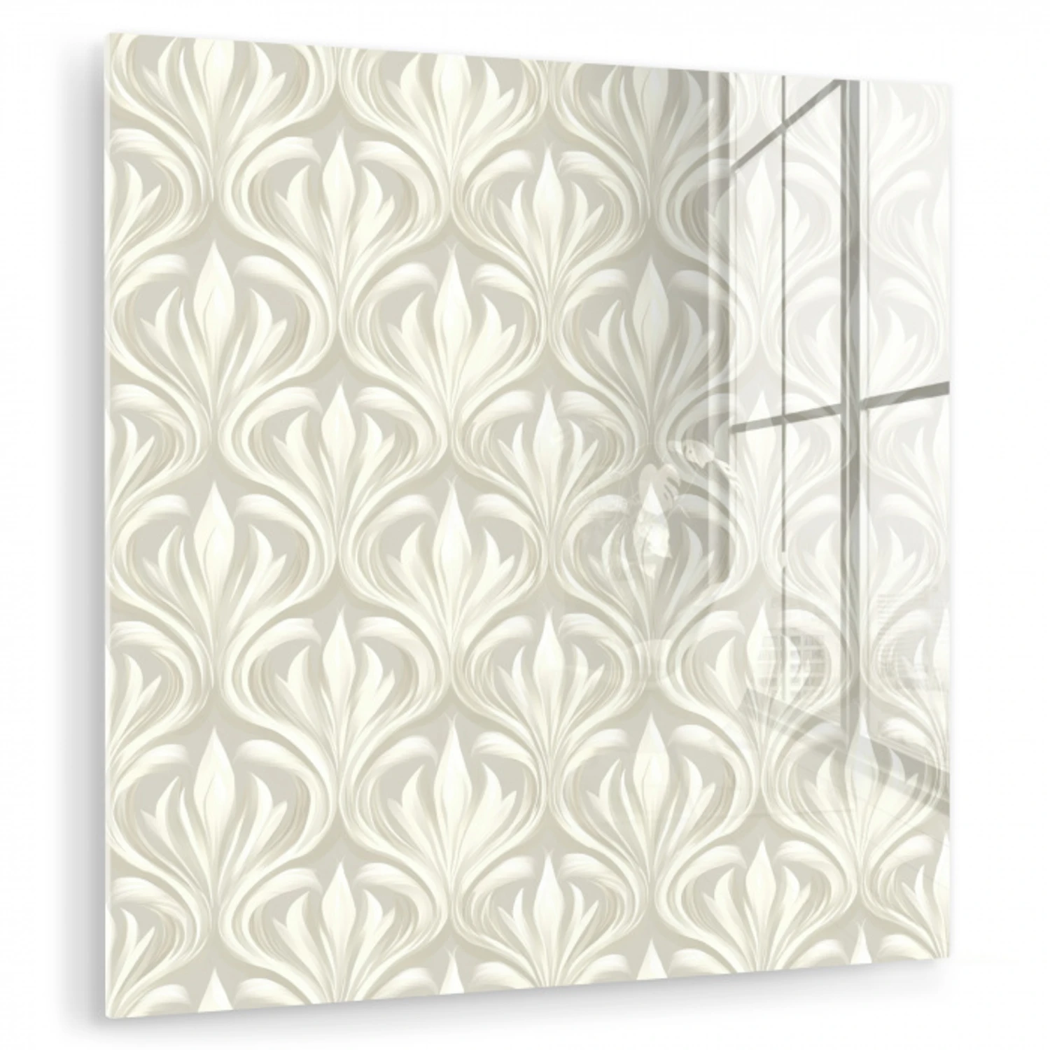 Barok - Patroon - Beige plexiglas 5mm klein 11 -zzzproduct_nieuw
