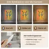 Dansen - Vrouwen - Verfstructuur Light Box met kabel (Tafellamp) klein -USP_lichtkleurNL
