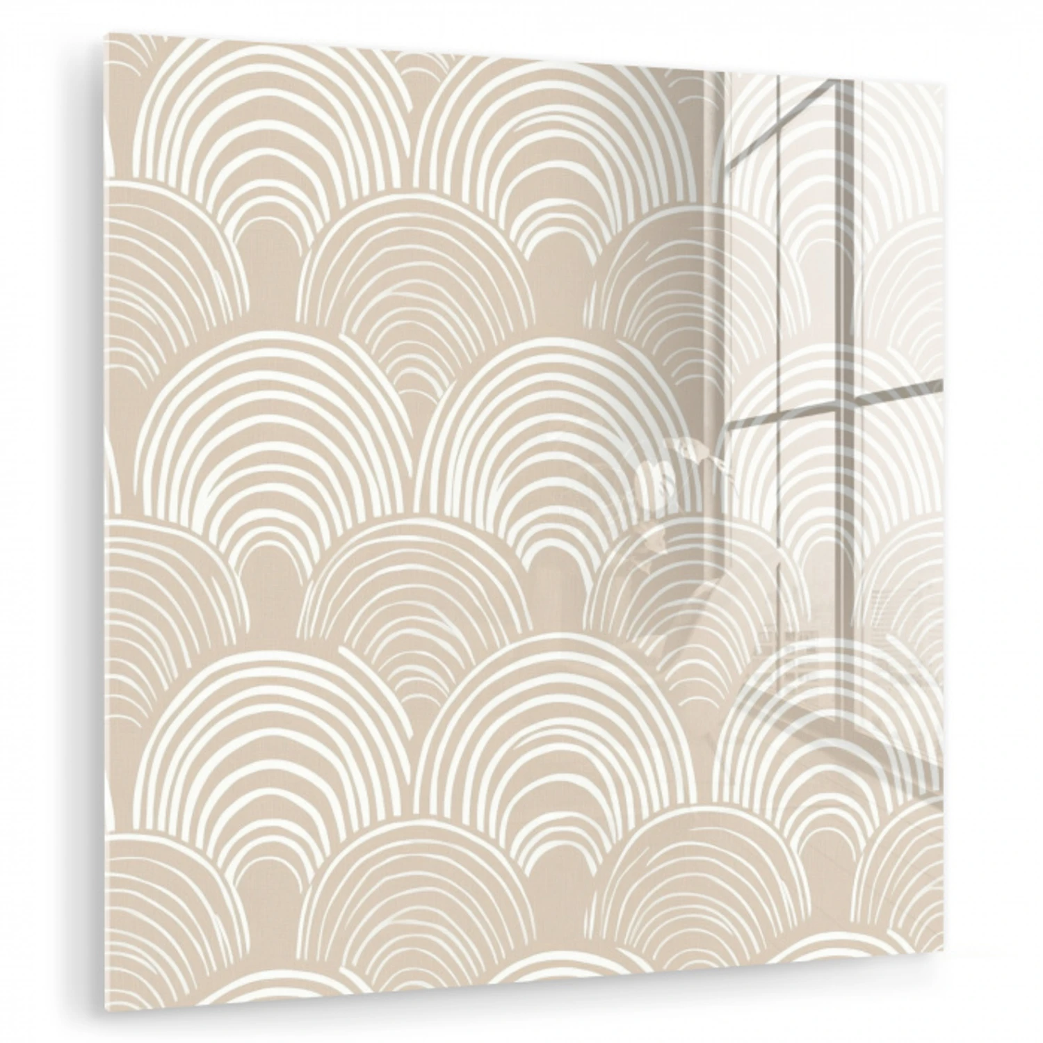 Golven - Structuur - Beige plexiglas 5mm klein 11 -zzzproduct_nieuw