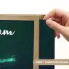 Voetballer - Trap - Blauw - Digitaal Light Box met batterij (Wandlamp kind) middel -USP_websiteprintNL