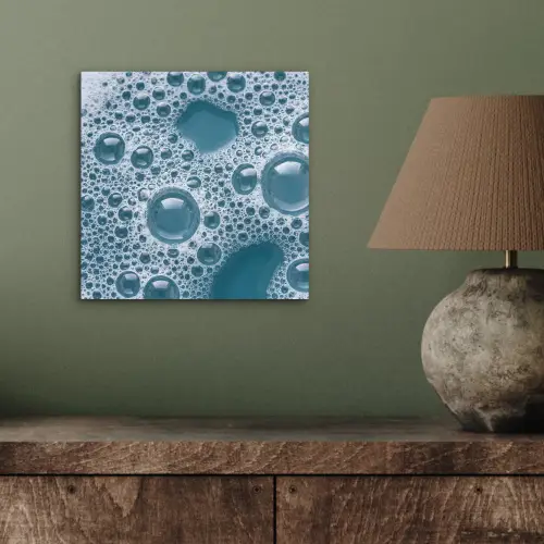 Schuim - Water - Textuur aluminium wit klein -sfeer2