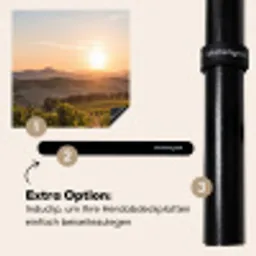 Wijngaard - Zonsondergang - Landschap Inductie beschermer vinyl 3mm middel -zzzzzzz-induclip_DE