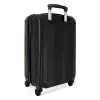 Lederen look bos groen NBS - Handbagage koffer - Kinderen Unisex middel -achterkant