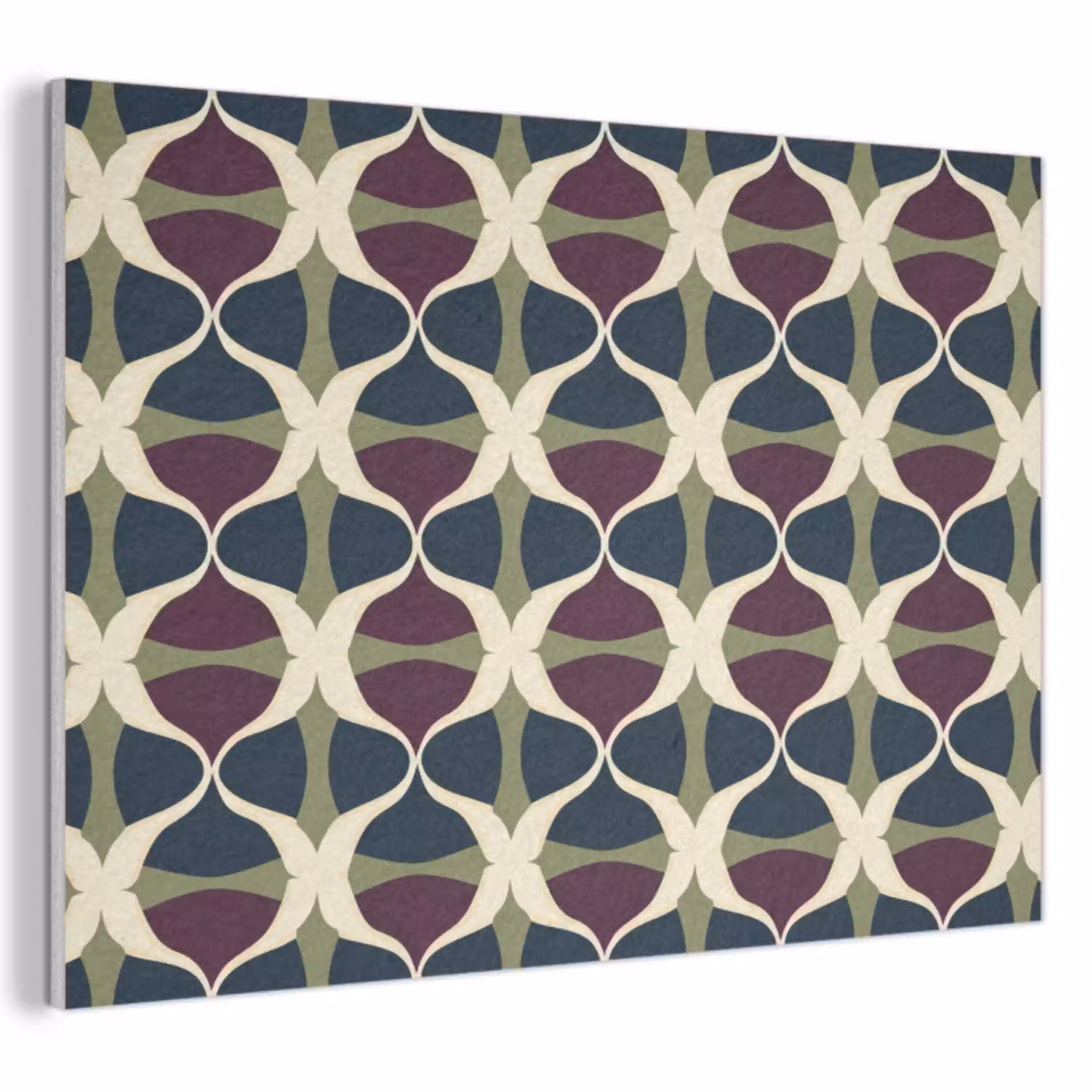 Abstract - Retro - Kleurrijk PET vilt klein 837 -3d