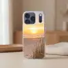 Zonsondergang - Duinen - Zee Telefoonhoesje iPhone 17 Pro klein -sfeer2