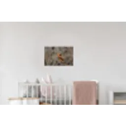 Zonnehoed - Droogbloemen - Geel - Warm Muursticker klein -kinderkamer