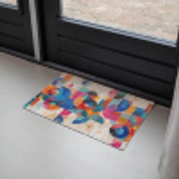Kunst - Geometrisch - Abstract - Kleurrijk Deurmat klein -sfeer2